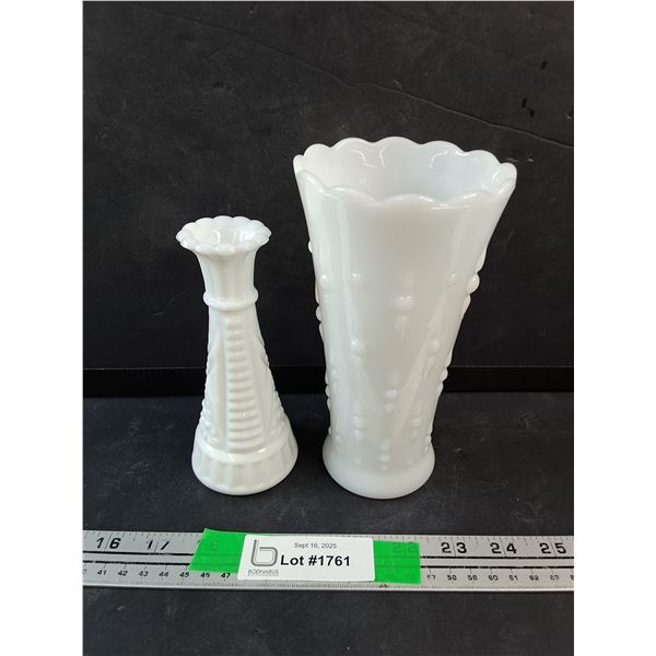 Milk Glass Vases