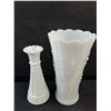 Image 2 : Milk Glass Vases