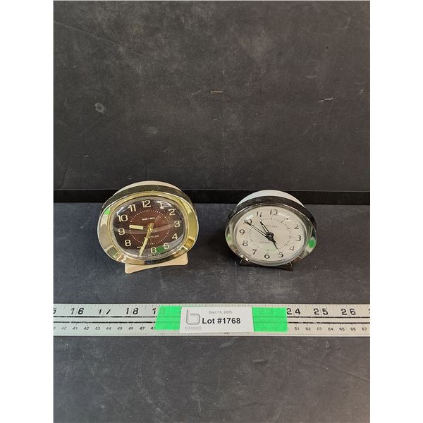 Vintage West Clox Baby Ben Alarm Clocks