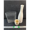 Image 1 : Glass & Ceramic Vases, Ceramic Planter