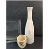 Image 3 : Glass & Ceramic Vases, Ceramic Planter