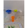 Image 3 : Water Pitchers, Measuring Cup, Water Bottle, Serving Tray 16" x 11"
