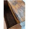 Image 5 : * Antique Wooden Handpainted Storage Trunk - 42.5" x 22.5" x 14" CANNOT SHIP
