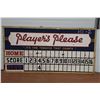 Image 1 : * Vintage Player's Brand Sports Scoreboard - 98" x 50" - CANNOT SHIP