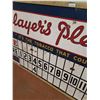 Image 4 : * Vintage Player's Brand Sports Scoreboard - 98" x 50" - CANNOT SHIP