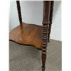 Image 3 : #Antique Eagle Claw w/Glass Orb Feet Entryway Table/Accent Table - 24" x 24" x 33" - CANNOT SHIP