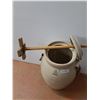 Image 5 : * #6 Butter Churn Crock - 20" x 12", Handle: 41.5" - CANNOT SHIP