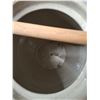 Image 7 : * #6 Butter Churn Crock - 20" x 12", Handle: 41.5" - CANNOT SHIP
