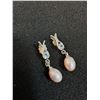 Image 4 : Pink Pearl Earring Set