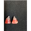 Image 2 : Pink Agate Earring Set (Missing Shepherd Hooks)