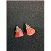 Image 3 : Pink Agate Earring Set (Missing Shepherd Hooks)