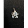 Image 6 : Sterling Silver Pendant w/Cubic Zirconia Gem