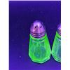 Image 2 : Vintage Anchor Hocking Uranium Glass Salt & Pepper Shaker Set