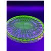 Image 4 : Vintage Uranium Glass Oval Serving Tray -11" x 8"