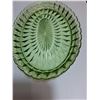 Image 5 : Vintage Uranium Glass Oval Serving Tray -11" x 8"