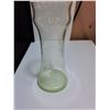 Image 5 : Vintage Uranum Etched Floral Vase -8" Tall