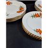 Image 6 : Saskatchewan Prairie Lily Pattern Plates: (8) 8" Dessert Plates & (4) 6" Dessert Plates