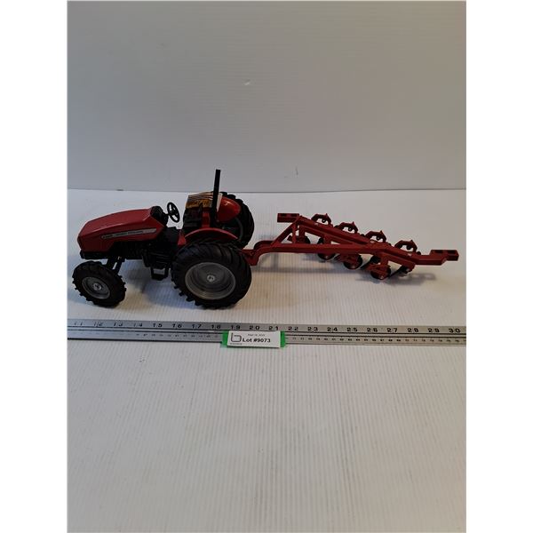 Scale Model 1/20 Massey Ferguson 4325 Tractor & Cultivator