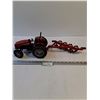 Image 1 : Scale Model 1/20 Massey Ferguson 4325 Tractor & Cultivator