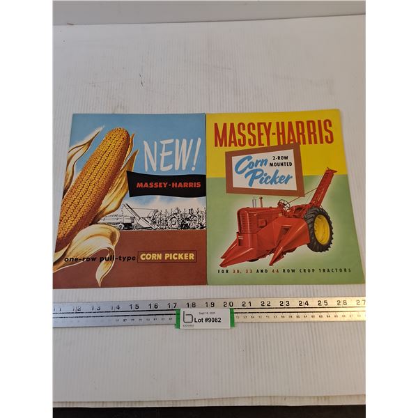 (2) Vintage Massey-Harris Sales Brochures