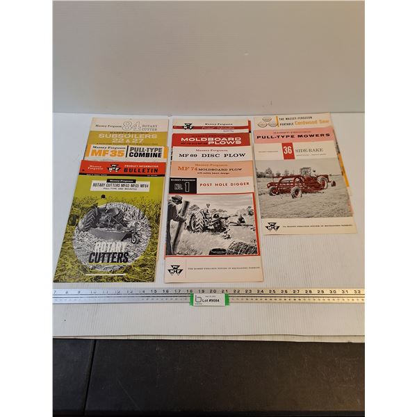 Assorted Vintage Massey-Ferguson Sales Brochures/Bulletins