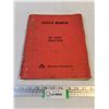 Image 1 : Vintage Massey-Ferguson MF1080 Tractor Service Manual
