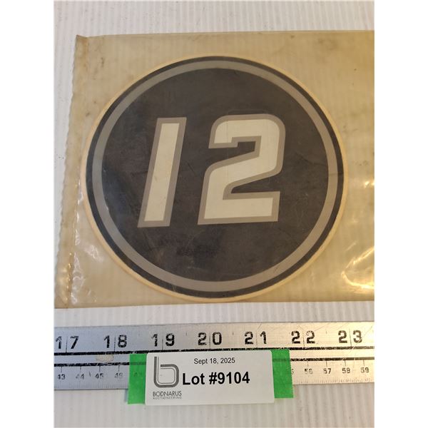 Massey Ferguson 6.5" Diameter Decal