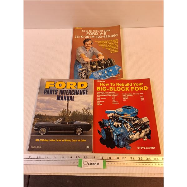 (3) Ford Engine/Parts Magazines