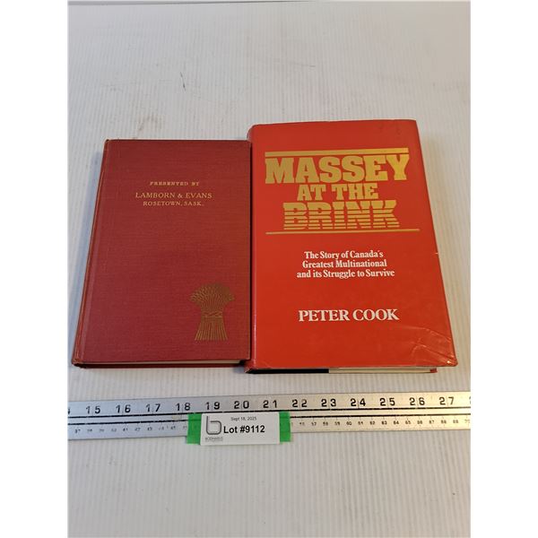 (2) Books (Massey at the Brink & Harvest Triumphant)
