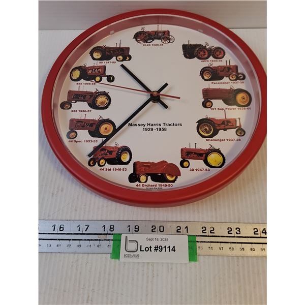 Massey-Harris Commemorative Clock (1929-58)