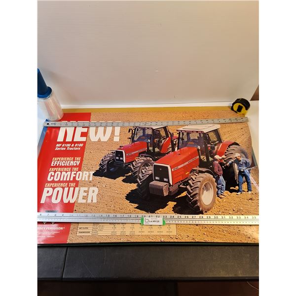 (4) Massey-Ferguson 3' x 5' Wall Posters