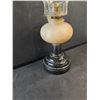 Image 2 : Vintage Glass Oil Lamp- 6" x 17"