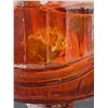 Image 6 : Red Glass Nu-Type Model B. Aladdin Oil Lamp - Small BB Hole