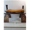 Image 1 : #Wood Camel Saddle- 26" x 12.5" x 19.5" - PICK UP ONLY