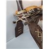 Image 7 : #Wood Camel Saddle- 26" x 12.5" x 19.5" - PICK UP ONLY