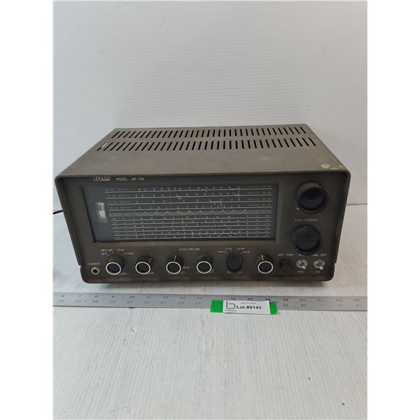 Jrio Radio Model 9R-59- 15" x 10" x  7.5"- As Is