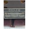 Image 4 : Philco Transitone Radio- 11" x 6" x 6"- As Is
