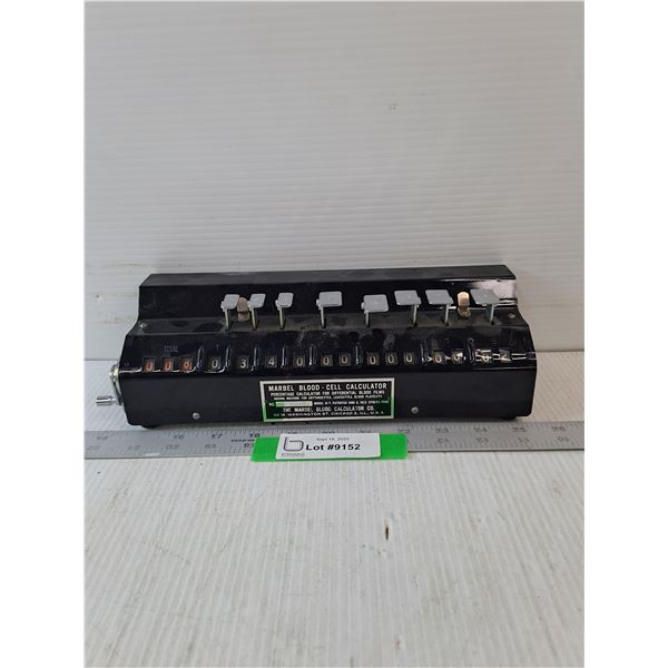 Antique Marbel Blood Cell Calculator- 10.5" x 4" x 3.5"