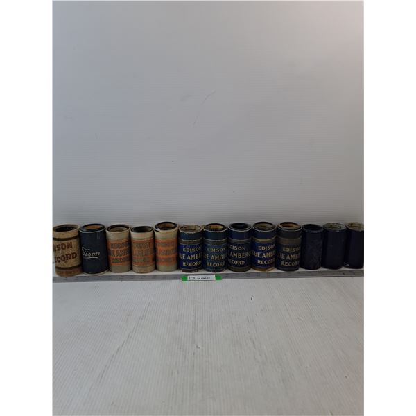 (13) Variety Of Cylinder Records