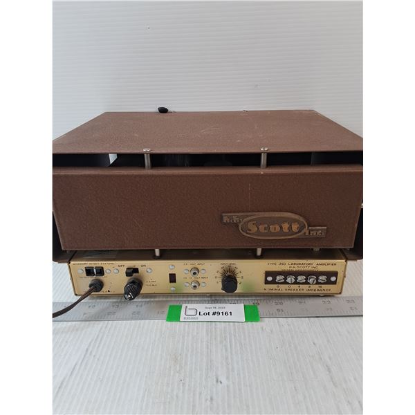 Vintage Scott Monoblock Amplifier- 13" x 10" x 6.5"- As Is