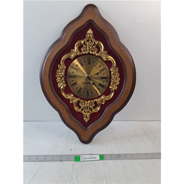 #Ornate Wall Clock- Working Seth Thomas