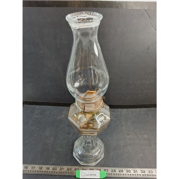 Vintage Coal Oil Lamp - 19" High with Chimney - PICK UP PREFERRED