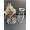 Image 2 : Vintage Coal Oil Lamp - 18" High with Chimney -PICK UP PREFERRED