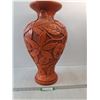 Image 1 : #Orange Mid Century Vase- 30" -  PICK UP ONLY