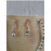 Image 3 : Pearl Necklace & Pierced Earrings