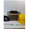 Image 1 : #(3) Hat & Box- Yellow Feather Hat And Black Hats