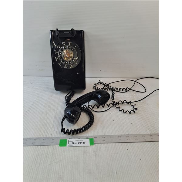 Northern Telephone Rotary Wall Phone- As Is