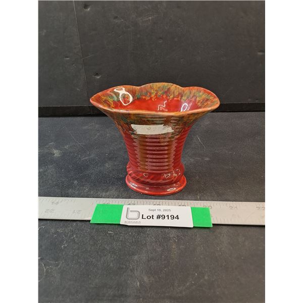 Crown Ducal Vase- 5" x 3.5" x 4"