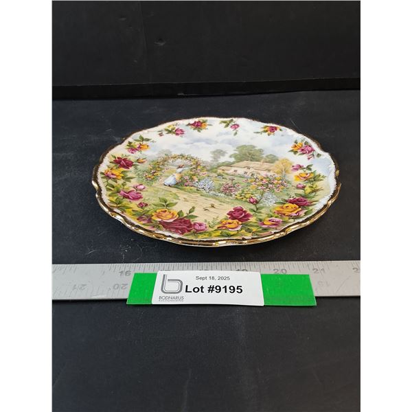 Decorative Plate- 25th Anniversary Of Albert Old Country Roses- 8.5"