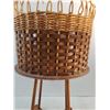 Image 4 : Wicker and Wood Plant Stand - PICK UP